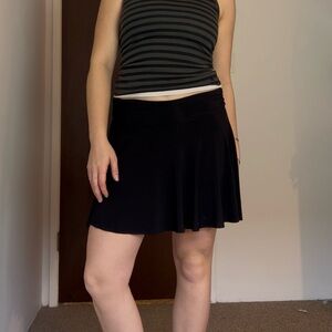 Y2k Flowy Mini Ruched Skirt